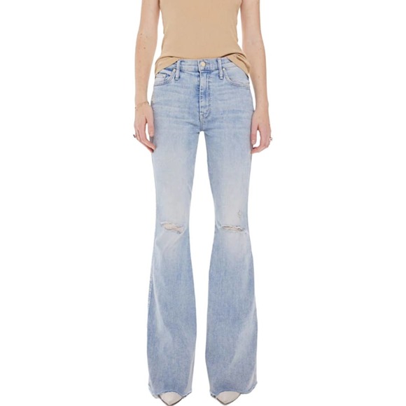 MOTHER Denim - MOTHER Super Cruiser Double Heel Fray Jeans Size 29 NWOT